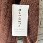 Athleta NWT Layover Crew Sweater in Mahogany Size 2X Merino Exta Fine Wool Comfy Photo 7
