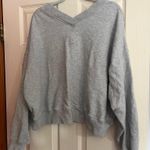 Aerie  Cropped Sweatshirt Grey Photo 2