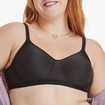Hanes X-Temp Black Wireless Bra Size XL Photo 0