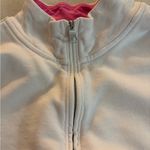 Peloton  Women's Pink and White Ombre Sweatshirt 1/2 Zip Pullover Photo 5