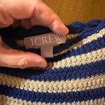 J.Crew  Scallop Trim Striped Sweater Dress Photo 4