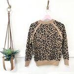 J.Crew Boyfriend Crewneck Sweater in Leopard Print Re-Imagined Wool XXS Photo 5