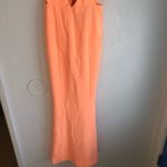 White Fox Boutique White Fox Cannes Cut-Out Halter Gown Size S Peach Orange hoco homecoming Photo 3