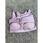 Lululemon Ruched Nulu Longline Yoga Sports Bra Light Support Lilac Purple Size 6 Photo 7