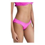 l*space by Monica Wise Sandy Classic Bikini Bottom Bright Fuchsia Women's Medium Photo 11