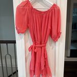 Skylar + Madison  Red Gingham Off Shoulder Dress – Size M, NWT Photo 1