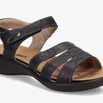 Romika shoes Germany Orthotic friendly comfort leather Sandals Romika Ibiza 111 Black Size 10 Photo 0