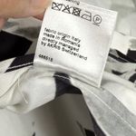 Akris Punto  Floral Print Cotton Tunic‎ Top Blouse Black White US 12 READ Photo 3