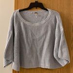 Free People Crop Gray Sweater Photo 0