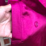 INC Raspberry pink trench satin coat Medium Photo 7