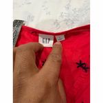 Gap Women's L Red Floral Embroidered Sleeveless Tank Top Casual Photo 2