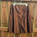 Nine West  bronze pleated skirt Photo 1