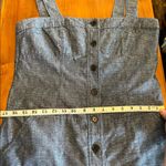Derek Lam  Design Nation Chambray Jumper Dress Organic Cotton Button Front Sz 12 Photo 3