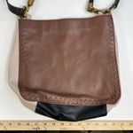 The Sak Collective Estrada Crossbody Bag Three Way Top Teak Block Leather READ Photo 2