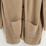 J. Jill Camel Chunky Cotton Long Cardigan Old Money Quiet Luxury Womens Size XLP Tan Photo 2
