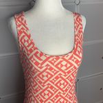 Forever 21 Coral Geometric Print Bondycon Tank Dress Size Small Photo 1