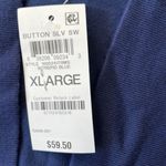 JM Collection  Womens Ribbed Trim Open Front Cardigan Sweater Intrepid Blue XL Photo 4