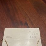 A New Day  Gold Necklace and Earrings Set Photo 3