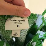 Kate Spade X Target NWOT Ruched Linen Floral Print Tank Top Green/White XS Green Photo 4