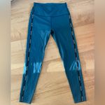 Peloton  Size Small Blue Green Here Now High Rise Logo Taped Legging Photo 4