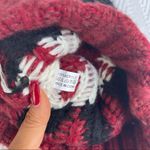 Women's Pom Ball Knit Beanie Hat One Size Winter Cozy Warm White Photo 3