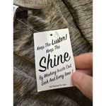 Susan Graver Women Open Front Size XS Lightweight Cardigan Long Sleeve Metallic Photo 11