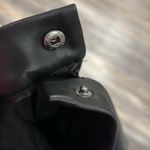 ZARA  Black Faux Leather High-Waisted Flare Pants Size Medium Bloggers Favorite Photo 9