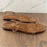 Loeffler Randall NWT  Eleanor Strappy Flat Suede Sandals in Cacao Brown Size 9 US Photo 2