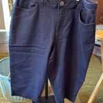 CJ Banks navy blue capris Size 14W Photo 0