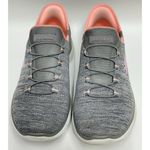 Skechers Slip-Ins Shoes Womens Size 7.5W Summits Hands Free Grey Pink Walking Photo 2