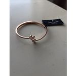 NWT KATE SPADE YOURS TRULY HEART PAVE OPEN HINGE ROSE GOLD CUFF BRACELET Photo 1