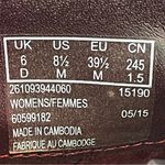 Clarks Somerset Suede Burgundy Grey Loafers Sz 8.5 Photo 5