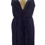 Love Squared  Size 1X Navy Blue Elegant Sleeveless Dress With Lining. New Photo 0
