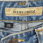 See By Chloe Y2K Jeans Full Length Flare Low Rise Embroidered Logo Made in Italy Photo 7