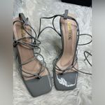 Akira  AZALEA WANG NIGHTS IN MIAMI STILETTO SANDAL IN GREY Photo 3