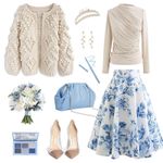 Chicwish Womens soft heart shaped balls Thick open Cardigan Sweater ivory cream Photo 6