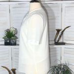 Vintage Beaded Cream Floral Top and Cardigan Set Large Photo 3