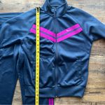 Nike  The Athletic Dept Womens Y2K Tracksuit Navy/Purple Activewear Set Sz M/L Photo 3
