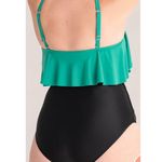 Brand New Shapermint Essentials Womens Size XL High Waisted Tie Belt Swim Bottom Black Photo 1