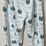 P.J. Salvage Women's Pajama Jogger Pants Polar Bear Ice Blue Large New with Tags Photo 5