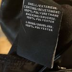 7 For All Mankind  Black Faux Leather Crops Size Large‎ Photo 8