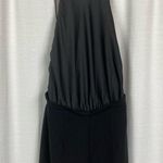 Black Halo  Black Lyric Sleeveless Wide Leg Jumpsuit Sz.4 Photo 5