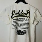 2014 Emblem3 Graphic Tee White Medium M Huntington Beach CA Concert Rap Rock Photo 12
