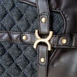 Charter Club  Helenn Riding Boots Wool Quilted Brown Leather Mid Calf Boots 8 Photo 3