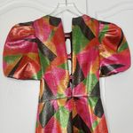 Rebecca Vallance Copacabana Shimmer Geo Mini Dress Size 0 NWT Black Photo 7