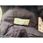 Free People Floral Embroidered Lace Mesh Sheer Black Lined Skater Skirt Size XS Photo 6