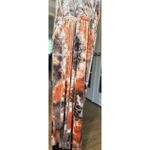 Young Fabulous and Broke  Naomi Velvet Jumpsuit M Tie Dye Peach Brown Wide Leg Photo 2