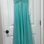 Rachel Allan Green Formal Size 0 Aqua Photo 2
