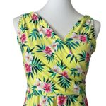 Lands' End Lands’ End Swim Dress Wrap Top Skirt Yellow Tropical Floral Women’s Size 12 Photo 9
