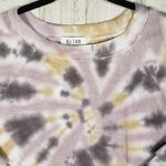 NWT Oli Viv Parker Tie Dye Cropped Crop Pullover Sweatshirt Women's Size XS Purple Photo 1